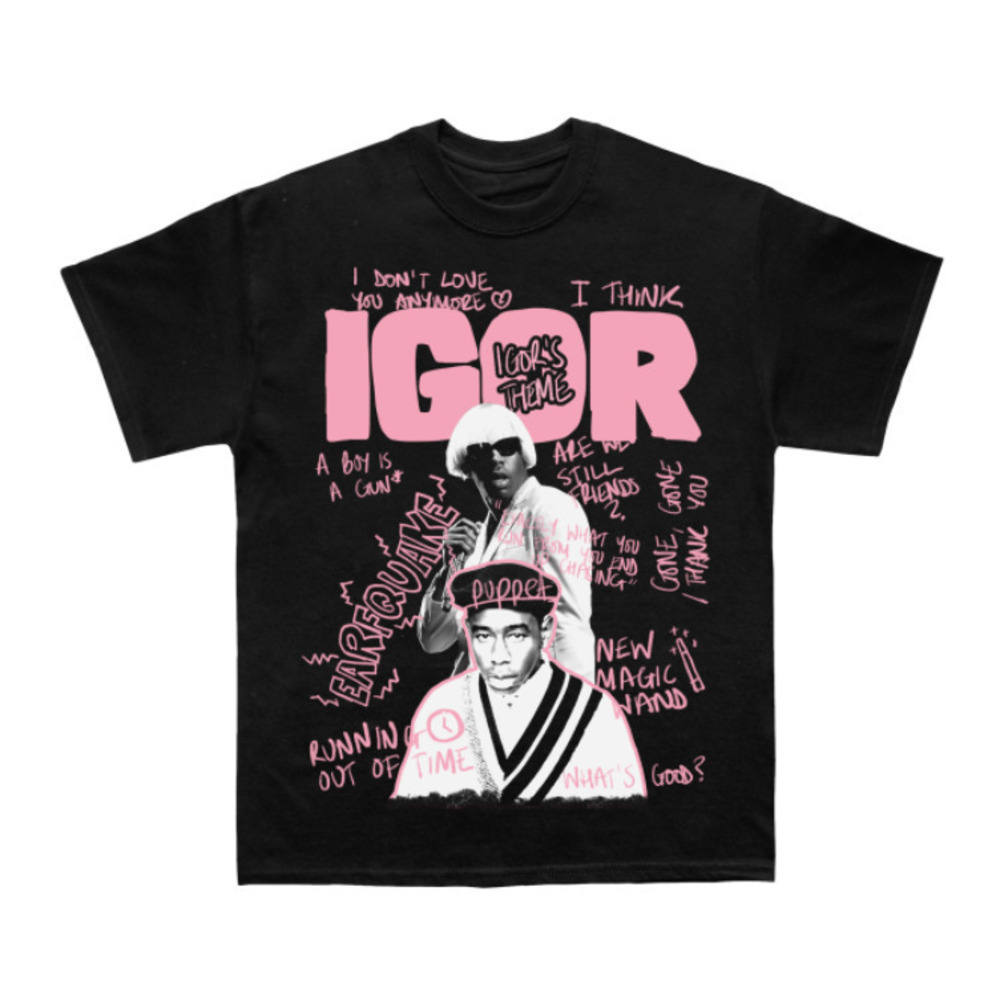 Tyler Igor Sketchbook Tshirthip Hop Style Graphics Tshirt